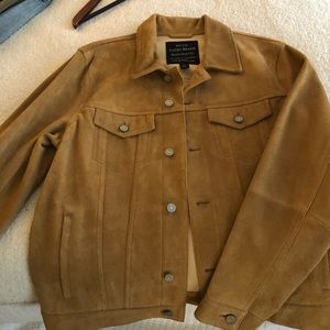 Lucky Brand Suede Trucker Jacket - Brand New